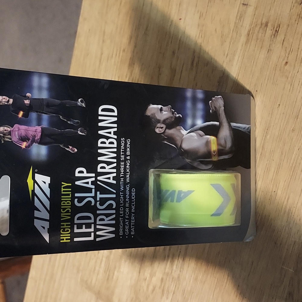 LED slap wrist armband